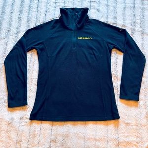 Oregon Ducks Columbia fleece quarter zip